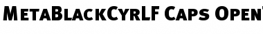 Download MetaBlackCyrLF-Caps Font Download MetaBlackCyrLF-Caps Font