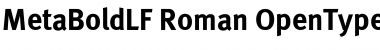 Meta Bold Lf Roman Font