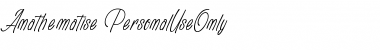 Download Anathematise_PersonalUseOnly Font Download Anathematise_PersonalUseOnly Font