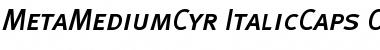 Download MetaMediumCyr-ItalicCaps Font Download MetaMediumCyr-ItalicCaps Font
