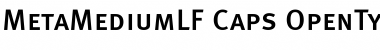 Meta Medium Lf Caps Font