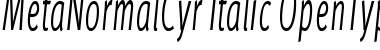 Download MetaNormalCyr-Italic Font Download MetaNormalCyr-Italic Font