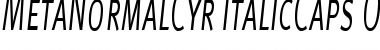 Download MetaNormalCyr-ItalicCaps Font Download MetaNormalCyr-ItalicCaps Font