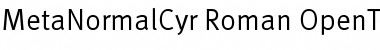Download MetaNormalCyr-Roman Font Download MetaNormalCyr-Roman Font