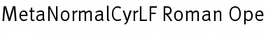 Download MetaNormalCyrLF-Roman Font Download MetaNormalCyrLF-Roman Font