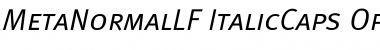 Meta Normal Lf Italic Font