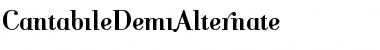 Download CantabileDemiAlternate Font Download CantabileDemiAlternate Font