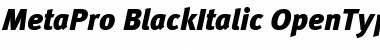Download MetaPro-BlackItalic Font Download MetaPro-BlackItalic Font
