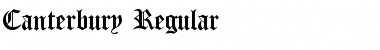 Download Canterbury Font Download Canterbury Font