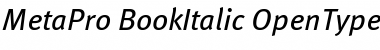 Download MetaPro-BookItalic Font Download MetaPro-BookItalic Font