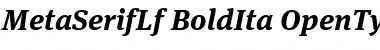 Download MetaSerifLf-BoldIta Font Download MetaSerifLf-BoldIta Font