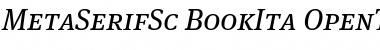 Download MetaSerifSc-BookIta Font Download MetaSerifSc-BookIta Font