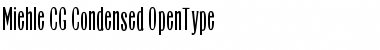 Download Miehle CG Condensed Font Download Miehle CG Condensed Font