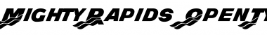 Download MightyRapids Font Download MightyRapids Font
