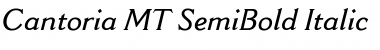 Download Cantoria MT SemiBold Font Download Cantoria MT SemiBold Font