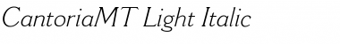 Download CantoriaMT-Light Font Download CantoriaMT-Light Font