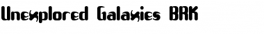 Download Unexplored Galaxies BRK Font Download Unexplored Galaxies BRK Font