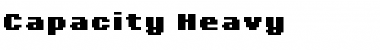 Download Capacity Heavy Font Download Capacity Heavy Font