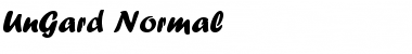 Download UnGard Font Download UnGard Font