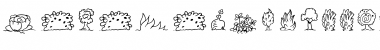Download MiniPics UprootedLeaf Font Download MiniPics UprootedLeaf Font