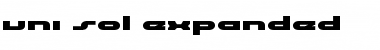 Download uni-sol expanded Font Download uni-sol expanded Font