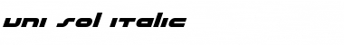 Download uni-sol italic Font Download uni-sol italic Font