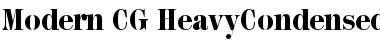 Download Modern CG HeavyCondensed Font Download Modern CG HeavyCondensed Font