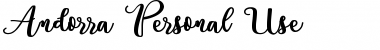 Download Andorra Personal Use Font Download Andorra Personal Use Font