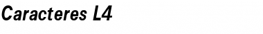 Download Caracteres L4 Font Download Caracteres L4 Font