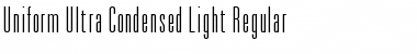 Download Uniform Ultra Condensed Light Font Download Uniform Ultra Condensed Light Font