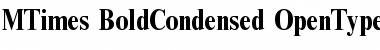 Times Bold Condensed Font