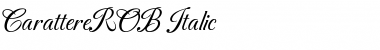 Download CarattereROB Font Download CarattereROB Font
