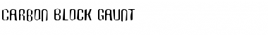 Download Carbon Block Gaunt Font Download Carbon Block Gaunt Font