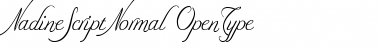 Download Nadine Script Normal Font Download Nadine Script Normal Font