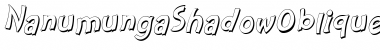 Download Nanumunga Shadow Oblique Font Download Nanumunga Shadow Oblique Font