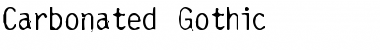 Download Carbonated Gothic Font Download Carbonated Gothic Font