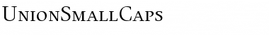 Download UnionSmallCaps Font Download UnionSmallCaps Font