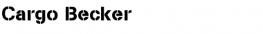 Download Cargo Becker Font Download Cargo Becker Font
