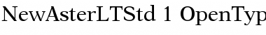 Download New Aster LT Std Font Download New Aster LT Std Font