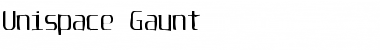 Download Unispace Gaunt Font Download Unispace Gaunt Font