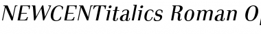 Download NEWCENTitalics Font Download NEWCENTitalics Font