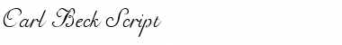 Download Carl Beck Script Font Download Carl Beck Script Font