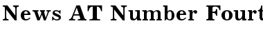 Download News AT Number Fourteen Font Download News AT Number Fourteen Font