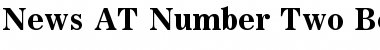 Download News AT Number Two Font Download News AT Number Two Font