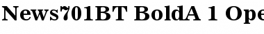 Download News 701 Font Download News 701 Font