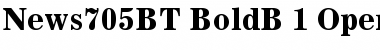 Download News 705 Font Download News 705 Font