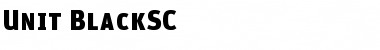Download Unit-BlackSC Font Download Unit-BlackSC Font