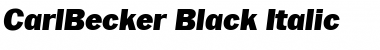 Download CarlBecker-Black Font Download CarlBecker-Black Font