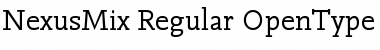 Download NexusMix-Regular Font Download NexusMix-Regular Font
