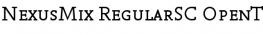 Download NexusMix-RegularSC Font Download NexusMix-RegularSC Font